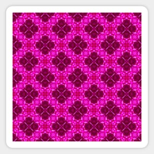 Spring or summer pink flower petal pattern Sticker